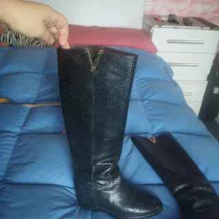 Stivali donna in pelle neri