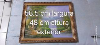 Quadro Decorativo Paisagem com Cascata