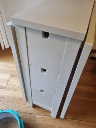 Mesa abatible blanca Ikea Norden