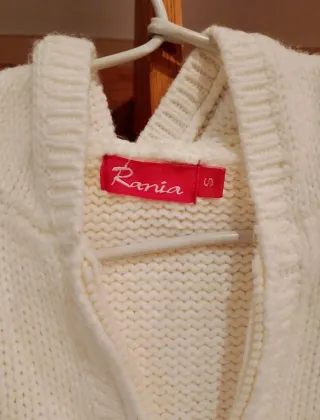 Cárdigan con capucha y cremallera Talla S