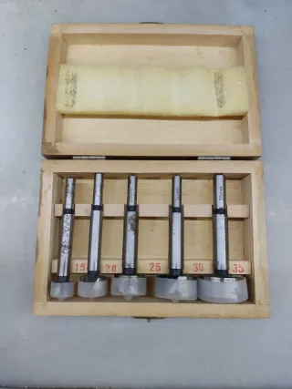 Set 5 Brocas Forstner Madera
