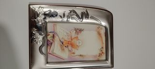 Marco Fotos Comunión Plata