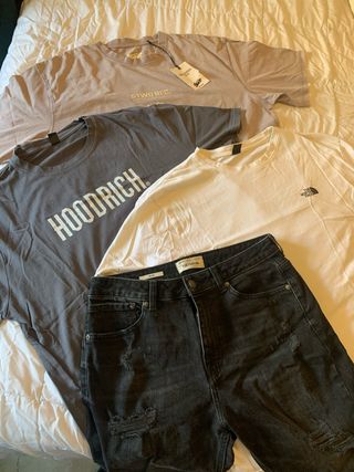 Lote Ropa Talla M-L: 4 Prendas Varias Marcas