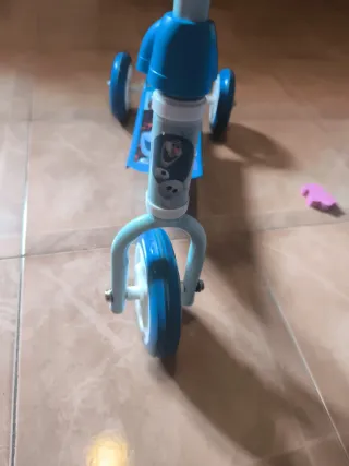 Patinete 3 Ruedas Frozen Azul