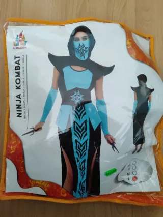 Disfraz Mujer Ninja Kombat Talla L