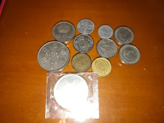 Lote de monedas antiguas