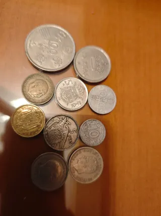 Lote de monedas antiguas