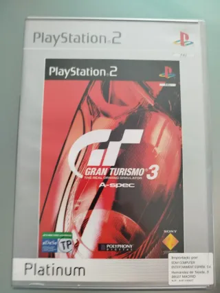 Gran Turismo 3 A-Spec PS2 Platinum