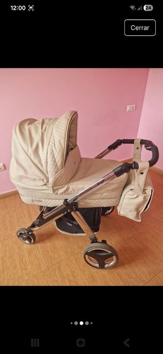 Cochecito Bebecar con capazo y silla
