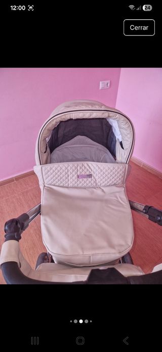 Cochecito Bebecar con capazo y silla