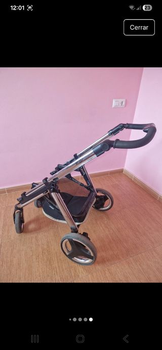 Cochecito Bebecar con capazo y silla