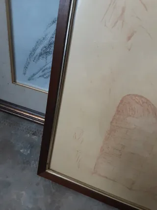 Disegno vintage con cornice