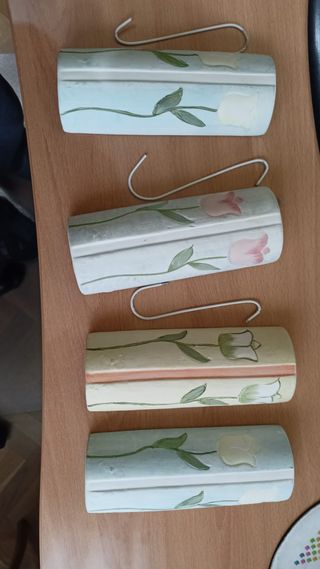 Lote 4 Humidificadores Cerámica Radiador Tulipanes