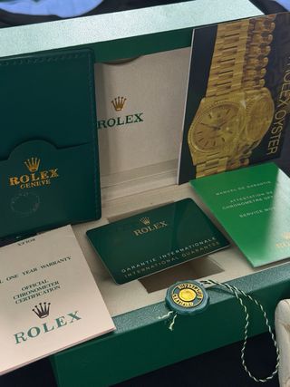 Scatola Rolex Vuota