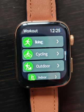 Smartwatch Marrón y Rosa con Correas
