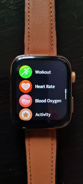 Smartwatch Marrón y Rosa con Correas