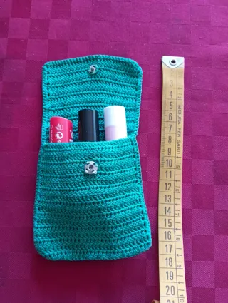N. 2 Pochette Fatte a Mano Uncinetto