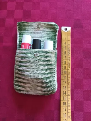 N. 2 Pochette Fatte a Mano Uncinetto