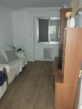 Mueble de TV madera y cristal