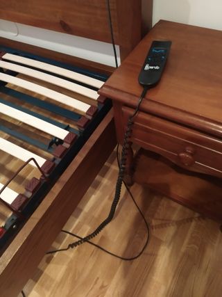 Cama articulada madera maciza