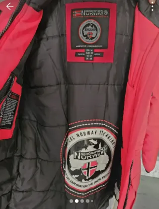 Chaqueta Geographical Norway Roja