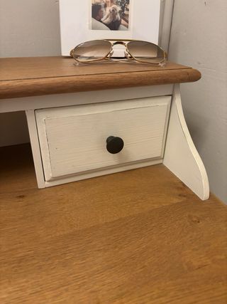 Mueble consola entrada recibidor madera y metal