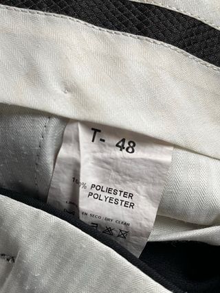 Traje Americana y Pantalón Negro Chico