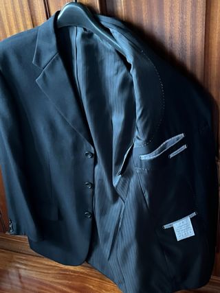 Traje Americana y Pantalón Negro Chico