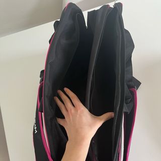 Paletero Drop Shot Negro y Rosa.