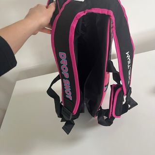 Paletero Drop Shot Negro y Rosa.