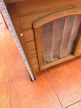 Caseta para perro de madera