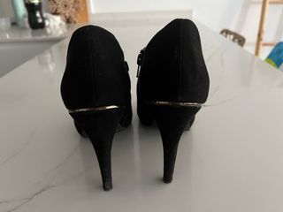 Botines negros tacón alto