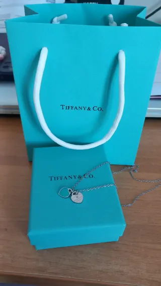 Collana Tiffany & Co. Doppio Cuore Argento/Turches