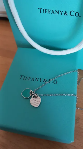 Collana Tiffany & Co. Doppio Cuore Argento/Turches