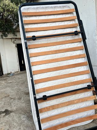 Somier 90x150cm regalo colchon!!