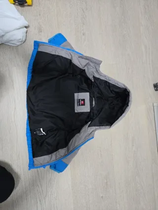 Chaqueta Quiksilver bebé gris y azul