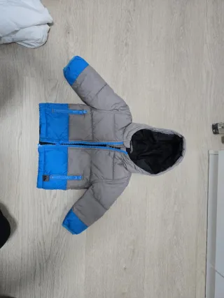 Chaqueta Quiksilver bebé gris y azul