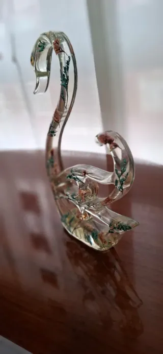 Figura Cisne con flores