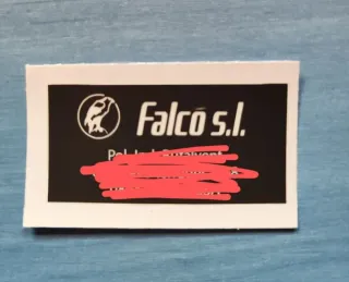 Pegatina Falco S.L. enganche remolque