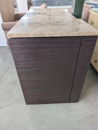 Aparador buffet bar madera y metal