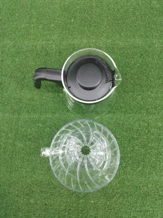 Cafetera de goteo de vidrio