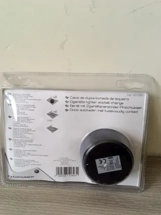 Adaptador Coche Doble USB y Encendedor