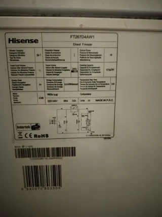 Arcón Congelador Hisense