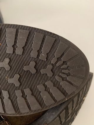 Stivali completamente in pelle verde oliva