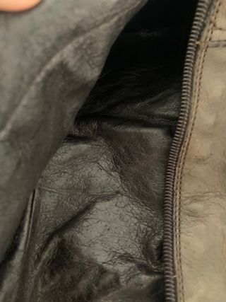 Stivali completamente in pelle verde oliva