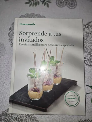 Libro Thermomix "Sorprende a tus invitados."