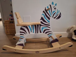 Cebra balancín de madera Vilac