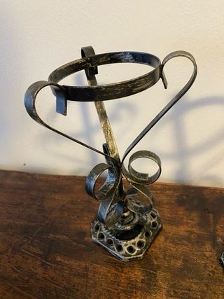 Coppia Portacandele in Metallo