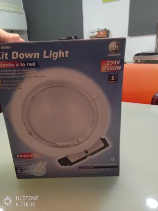 Kit Down Light Empotrar 2x26W