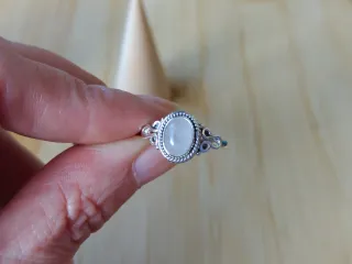 Anillo Plata 925 Cuarzo Rosa